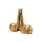 Hello Honey® 9" Gold Iron Snail Bookends Set